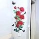 Интерьерная наклейка на стену Куст из роз 90 на 45 см, самоклеящиеся 3d наклейки на стену - изображение 3