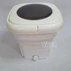 Стиральная машина мини складная портативная 18 л 50Вт Folding Washing Machine, компактная электрическая стиральная машина с отжимом и ручкой для стирки белья, носков, мелких вещей Белая, WM-2690-White - изображение 8