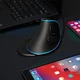 Вертикальная проводная мышь Delux M618P Blue, подсветка, 6 кнопок, 400–4000 DPI - изображение 4