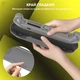 Захисний чохол-бампер JYS з підставкою та кришкою екрана для Steam Deck і Steam Deck OLED, сірий - зображення 3