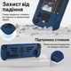 Захисний бампер-чохол Triforce для Steam Deck з підставкою та 4 накладками на стики, силіконовий, синій - зображення 4