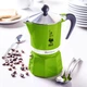 Кавоварка гейзерна Bialetti Rainbow на 3 чашки з алюмінію Зелена - зображення 3