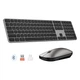 Набір бездротових клавіатури та миші Meetion iKey C230 2 в 1 USB Black (C230MWb) - зображення 2