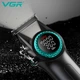 Аккумуляторная машинка для стрижки (clipper) VGR V-001, 10 насадок, 9000 RPM LED light, LED дисплей 4600 mAh - изображение 3