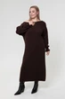 Сукня SEWEL P1029 50-52 XL Коричневий - зображення 4