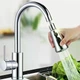 Насадка аератор на кухонний змішувач для економії води. Хромований - зображення 3