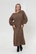 Сукня SEWEL P1029 50-52 XL Cвітло-коричневий - зображення 4