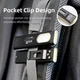Акумуляторний плоский ліхтарик Warsun LED в металевому корпусі з USB-C, Магнітом і Потужністю 600Lm, Чорний - зображення 3