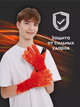 Воротарські професійні рукавички Lion PREDATOR PRO 9 розмір дорослі помаранчові - изображение 6
