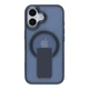 Чохол TPU+PC FlexGuard Magnetic Ring Stand для iPhone 16 Blue - изображение 1