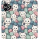Чохол-книжка BoxFace для ZTE Blade A36 Котики Клубочки (70004) - изображение 3