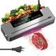 Вакуумный упаковщик для продуктов 65 Kpa 100-240В FKJ-5100 35.6 х 11 х 5.5 см, с LED-дисплеем и резаком, серебристый - изображение 6