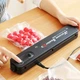 Вакууматор для упаковки еды 100 Вт 220 В / 50 Гц Vacuum Sealer 7.6 х 37 х 4.8 см, с индикатором, черный - изображение 4