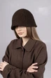 Панама клош D.Hats коричневого кольору - зображення 2