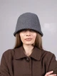 Панама клош D.Hats серого цвета - изображение 1