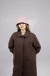 Панама клош D.Hats розового цвета - изображение 5