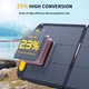 Раскладная портативная солнечная панель Vtoman 200W 48V IP67 MC-4 Anderson XT60 DC5521 Black (VS200 Pro) - изображение 7