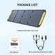 Раскладная портативная солнечная панель Vtoman 200W 48V IP67 MC-4 Anderson XT60 DC5521 Black (VS200 Pro) - изображение 9