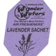 Ароматизатор в пластинке | Wonder Wafers Lavender Sachet | 65 x 50 мм | Лаванда - изображение 1