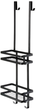 Półka pod prysznic Vilde 567015 zawieszana metalowa 23 x 10.5 x 75 cm Czarna (5904316490881) - obraz 1