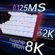 Механічна клавіатура з металевим корпусом на магнітних світчах AJAZZ ALUX68 PLUS MAX , 8K, 68 key PBT, RGB, Win,Mac OS, УКР та АНГЛ, White Engraved/Біла (ALUX68PLUSMAXW) - изображение 9