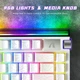 Механічна клавіатура на магнітних світчах з Hot Swap Attack SHARK R85 HE Rapid Trigger, 85key, RGB, 8K, Win/Mac OS, УКР/АНГЛ, White Lines/Біла (R85WL) - зображення 9