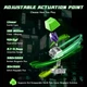 Механічна клавіатура на магнітних світчах з Hot Swap Attack SHARK R85 HE Rapid Trigger, 85key, RGB, 8K, Win/Mac OS, УКР/АНГЛ, Black Green/Чорно зелена (R85BG) - изображение 9