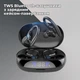 Бездротові TWS Bluetooth-навушники Onvyx VV2 TWS з кейсом-павербанком, LED-дисплеєм та фіксаторами для вух | Hi-Fi звук, сенсорне керування - зображення 3