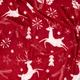 Плед Ardesto Christmas Flannel Олени Красный ART0126PB 160х200 см - изображение 3