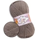 Пряжа Alize Cotton Gold, Сіро-бежевий №827- бавовна з акрилом, нитка для в'язання спицями та гачком, Алізе Коттон Голд - зображення 1