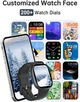 Смартгодиник HUAKUA D3, 100+ спортивных режимов, IP68 водонепроницаемость, сенсорный HD-дисплей 1.85”, подсчет шагов, калорий и дистанции - изображение 8