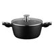 Кастрюля со стеклянной крышкой Gemini Bari, 3.9л, алюминий, черный ARDESTO (kuh0014715) - изображение 2