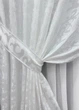 Комплект готовых штор VR-Textil Жаккард Вензель № 418ш Белый 100х270 см 2 шт (31-558) - изображение 5