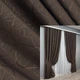 Комплект готових штор VR-Textil Льон Савана № 687ш Венге 100х270 см 2 шт (31-108) - зображення 1
