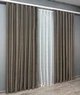 Комплект готовых штор VR-Textil Лен Саванна № 631ш Какао 150х270 см 2 шт (30-387) - изображение 4