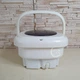 Стиральная машина мини складная 18 л Folding Washing Machine, портативная стиральная машина до 2 кг с отжимом для дома и путешествий, электрическая компактная стиральная машинка для носков, белья, мелких вещей Белая, FWM-18-W - изображение 2