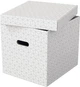 Zestaw kartonowych pudełek do przechowywania Esselte Cardboard 36.5 × 32 × 31.5 cm 3 szt Biały 628288 (4049793072333) - obraz 1