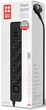 Сетевой фильтр-удлинитель ColorWay 4 розетки/3USB (2USB-A + 1 TYPE-C) (24 Вт) 5 м Black (CW-CHE435PDB) - изображение 11