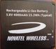 Аккумуляторная батарея Novatel MiFi 6620L (АКБ, аккумулятор) - изображение 1