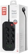 Мережевий фільтр-подовжувач ColorWay 6 розеток/4 USB 2 м Black (CW-CHE64B) - зображення 9