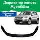 Дефлектор капота на Volkswagen Tiguan Фольксваген Тігуан з 2008-2016р Мухобійка - зображення 1