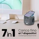 Удлинитель питания HOMEPROTEK Cube – беспроводное зарядное устройство и USB-удлинитель с 3-мя розетками, 1 USB-A, 2 USB-C и Qi, серый - изображение 6