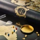 Скретч карта мира путешествий Divalis черное золото с аксессуарами в тубусе - изображение 1