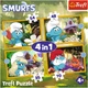 Набор пазлов Trefl 4 in 1 The Smurfs Жизнь в деревне смурфов 35 + 48 + 54 + 70 элементов (43960) (5900511346640) - изображение 1