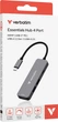 USB-хаб Verbatim USB-C Essentials Multiport Hub 4 Port Grey (0023942321552) - зображення 4