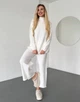 Вязаный костюм белый 111814 S Белый - изображение 1