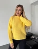 Теплый свитер желтый 111813 One size Желтый - изображение 1