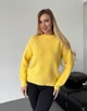 Теплый свитер желтый 111813 One size Желтый - изображение 2
