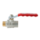 Кран кульовий ГШВ Koer Extreme KE.215-15 - 1/2" FM ручка "важіль" червона (KR5750) - изображение 1