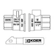 Кран кульовий ГШВ Koer Extreme KE.215-15 - 1/2" FM ручка "важіль" червона (KR5750) - изображение 4